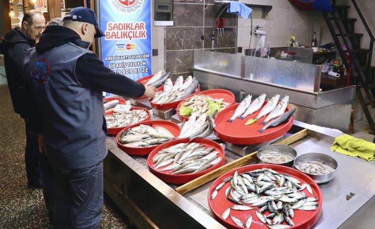 Trabzon’da balıkçı tezgahlarında çeşit bol