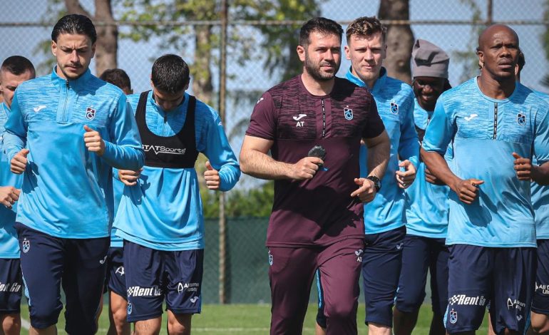 Trabzonspor, Galatasaray maçının hazırlıklarına devam etti.