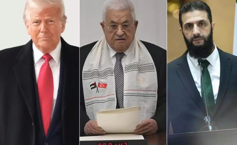 Trump’tan Abbas ve Şara sürprizi! Kızgın olduğu Netanyahu yok