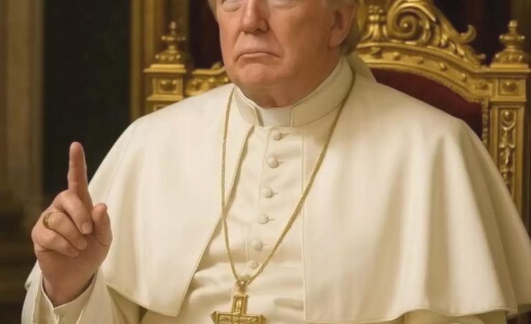 Trump’tan Yapay Zeka ile Papa Paylaşımı