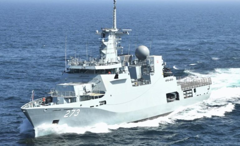 Türk savaş gemisi TCG BÜYÜKADA Pakistan’da