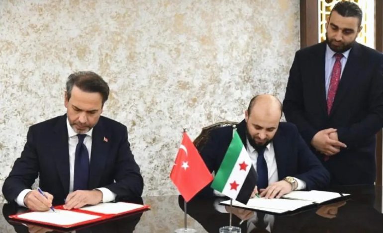 Türkiye-Suriye Enerji İş Birliği Anlaşması