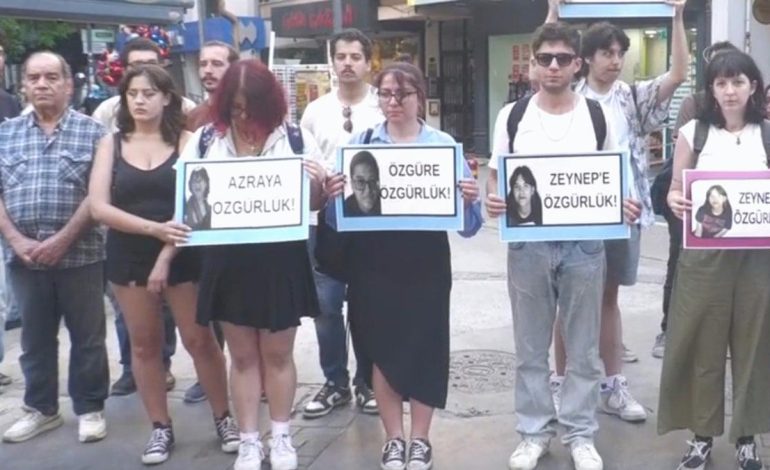 Tutuklu öğrenciler için toplandılar, dayanışma çağrısı yaptılar