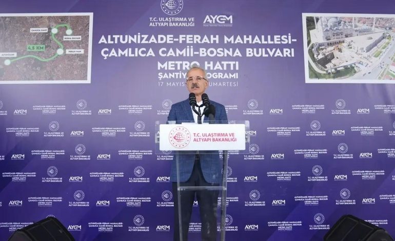 Ulaştırma ve Altyapı Bakanı Uraloğlu: “İstanbul’da 162 kilometrelik raylı sistem hattını hizmete açtık”
