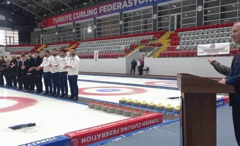 Uluslararası Curling Open Cup Erzurum’da Başladı