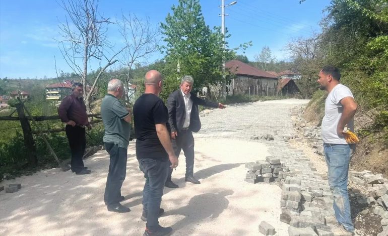 Yığılca’da Yol ve Altyapı Çalışmaları Devam Ediyor