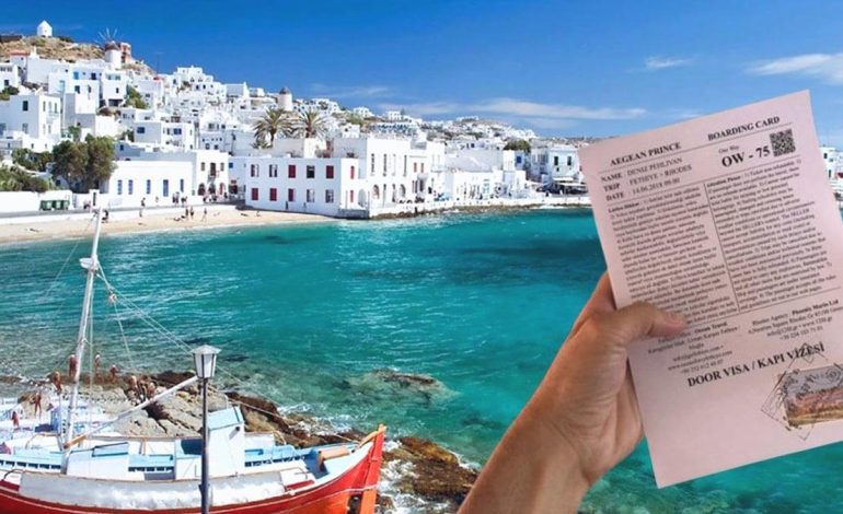 Yunan adalarında tatil yapacaklar dikkat: Kapıda vize ücretine zam geldi
