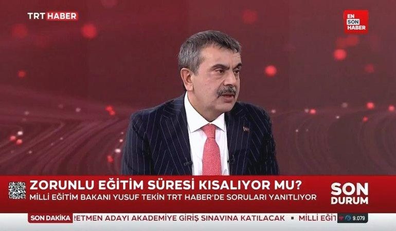 Yusuf Tekin: Böyle bir planlamamız yok