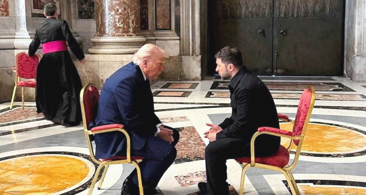 Zelenski, Vatikan görüşmesini değerlendirdi: ‘Son zamanların en iyi konuşması’