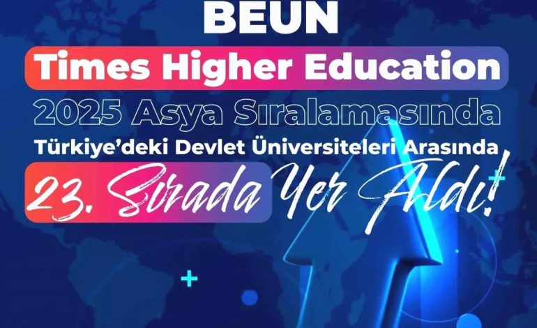 Zonguldak Bülent Ecevit Üniversitesi, 2025 Asya Sıralamasında 23. Sırada